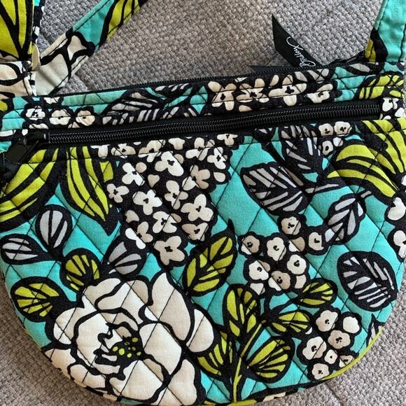 Vera Bradley Island Blooms Crossbody Purse Tropical Print Cross Body - Picture 3 of 5